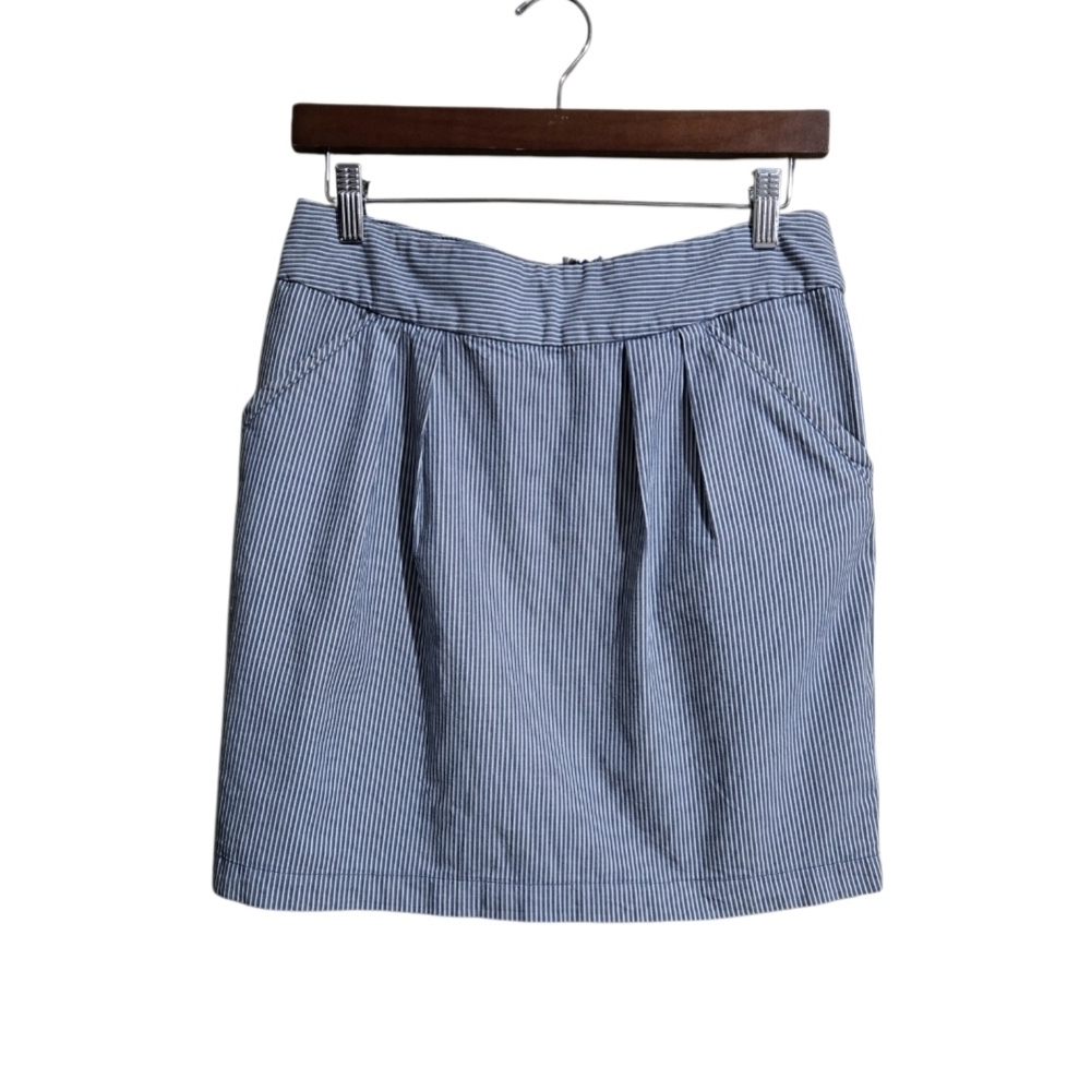 Guess Women's Size 29 Blue And White Skirt